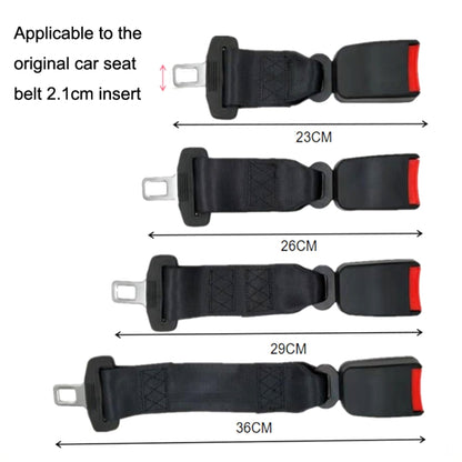 2 PCS Child And Pregnant Woman Car Seat Belt Extender, Length:36cm(Black) - In Car by buy2fix | Online Shopping UK | buy2fix