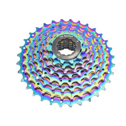 VG SPORTS Bicycle Lightweight Wear -Resistant Colorful Flywheel, Style:8 Speed 11-32T - Bicycle Chains & Rounds by VG SPORTS | Online Shopping UK | buy2fix