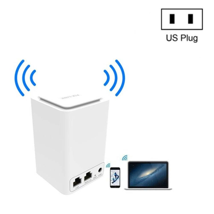 PIXLINK WR11 300Mbps Home WiFi Wireless Signal Relay Amplifier Booster, Plug Type:US Plug - Broadband Amplifiers by PIXLINK | Online Shopping UK | buy2fix