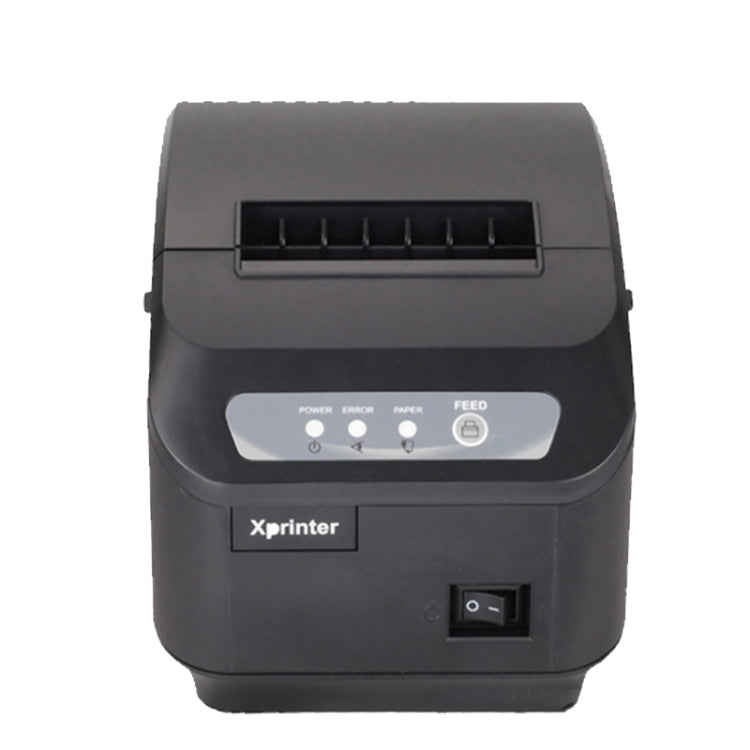 Xprinter XP-Q200II Thermal Small Receipt Printer Catering And Kitchen Receipt Printer 80mm Cutter, Interface Type:LAN Interface(UK Plug) - Printer by Xprinter | Online Shopping UK | buy2fix