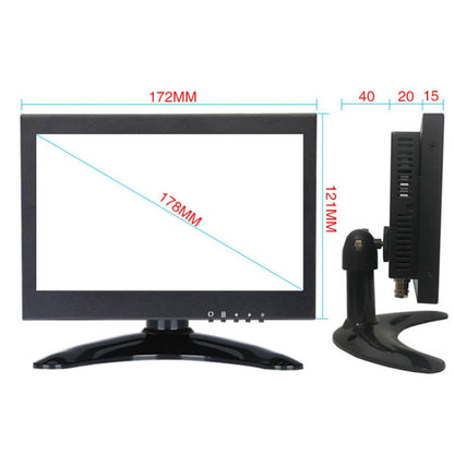 ZGYNK B1042 Portable High-Definition Metal Computer Monitor Display, Size:7 inch VGA AV HDMI BNC - LCD Monitors by ZGYNK | Online Shopping UK | buy2fix