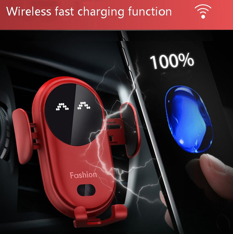 S11 Smart Infrared Sensor Car Wireless Charger , Colour: Black - In Car by buy2fix | Online Shopping UK | buy2fix