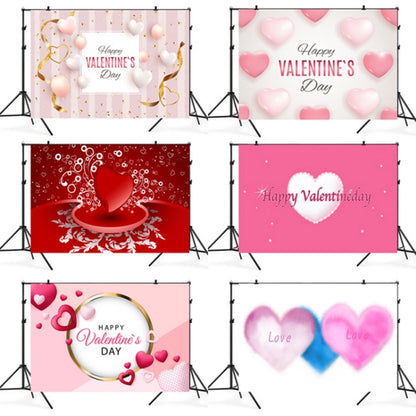 2.1m x 1.5m Valentines Day Photo Party Layout Props Photography Background Cloth(003) - Camera Accessories by buy2fix | Online Shopping UK | buy2fix