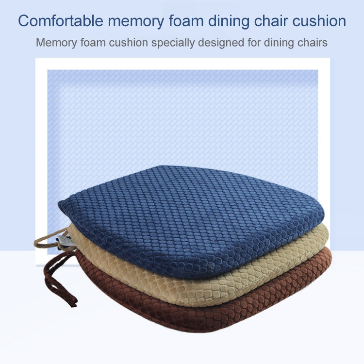 Memory Foam Thicken Stool Cushion Sofa Window Sill Bay Window Seat Cushion, Colour: Dot Bandage (Mocha) - Cushions & Pillows by buy2fix | Online Shopping UK | buy2fix