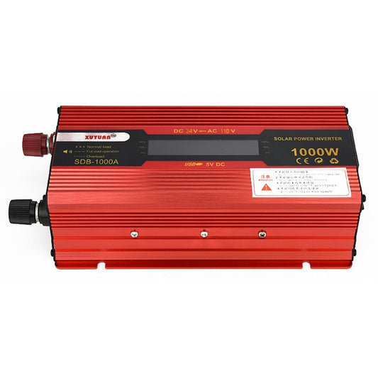 XUYUAN 1000W Car Inverter with Display Converter, Specification: 24V to 110V -  by XUYUAN | Online Shopping UK | buy2fix