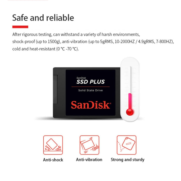 SanDisk SDSSDA 2.5 inch Notebook SATA3 Desktop Computer Solid State Drive, Capacity: 240GB - Computer & Networking by SanDisk | Online Shopping UK | buy2fix