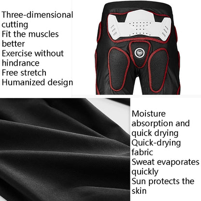 SULAITE Motorcycle Cross-Country Riding Trousers Protective Hip Pants, Specification: S(Red) - Protective Gear by SULAITE | Online Shopping UK | buy2fix