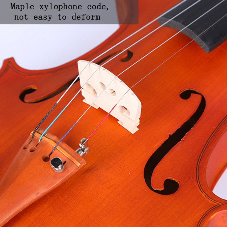 Colored Maple Wood Violin Beginner Practice Violin - Stringed Instruments by buy2fix | Online Shopping UK | buy2fix