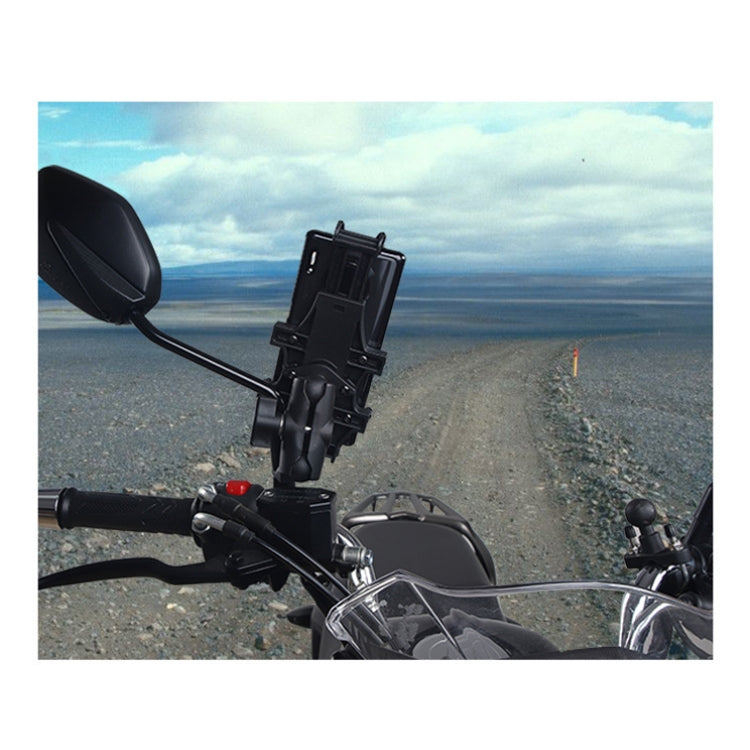 Motorcycle Multi-Function Mobile Phone Holder Adjustable Universal Locomotive Riding Anti-Shake Fixed Equipment(All-rounder Y) - Holder by buy2fix | Online Shopping UK | buy2fix