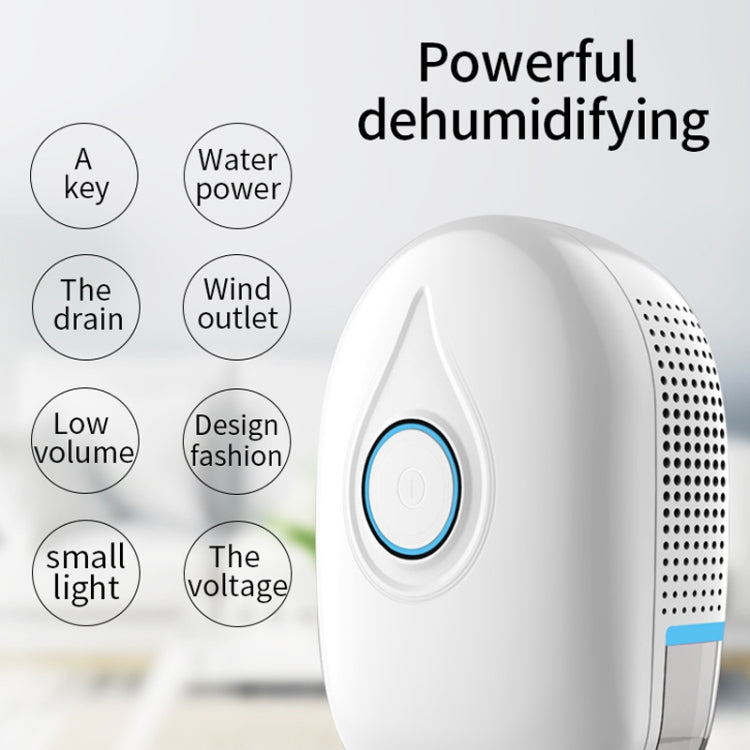 GZ-1901 Semiconductor Mini Dehumidifier Household Small Dehumidifier Bedroom Dehumidifier Moisture Absorber, Product specification: UK Plug(Fresh Blue) - Home & Garden by buy2fix | Online Shopping UK | buy2fix