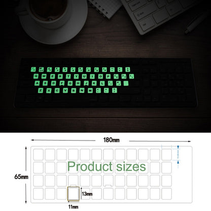 3 PCS Luminous Keyboard Stickers Notebook Desktop Computer Keyboard Stickers(Japanese) - Silicone / Sticker by buy2fix | Online Shopping UK | buy2fix