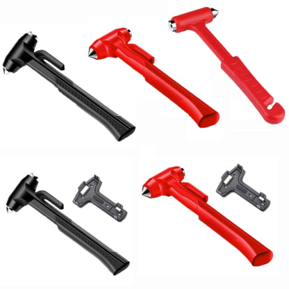 Car Safety Life-Saving Hammer Car Emergency Multifunctional Window Breaker, Colour: Deluxed Red With Fixed Rack - Emergency Hammer by buy2fix | Online Shopping UK | buy2fix