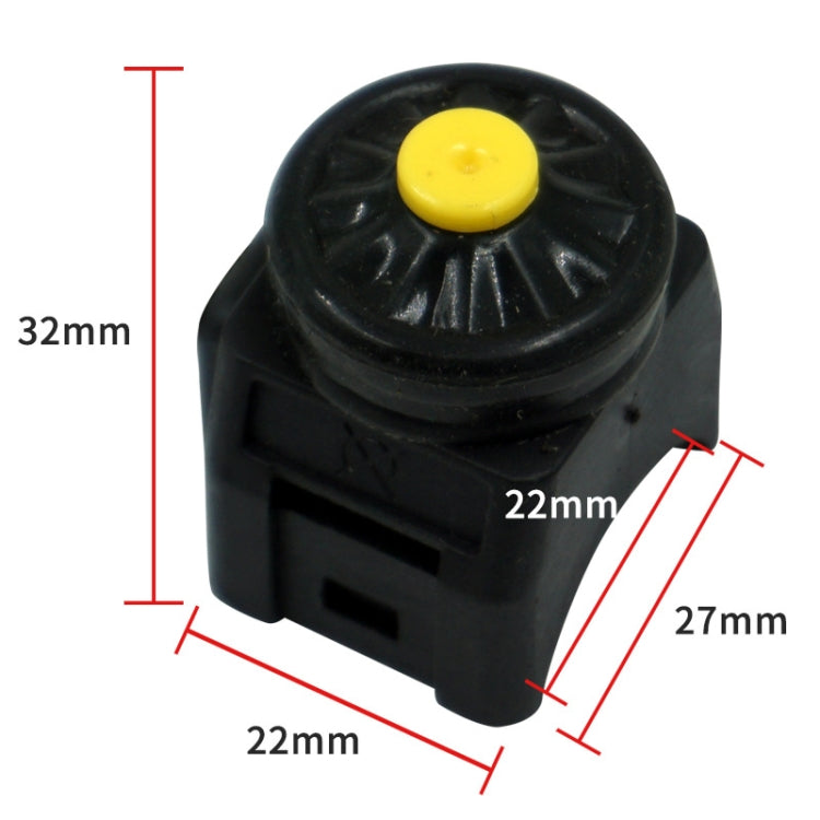 4 PCS Motorcycle Modification Accessories ATV Switch Headlight Control Power Failure Start Speaker Overtaking Light Switch(Yellow) - Electrical System by buy2fix | Online Shopping UK | buy2fix