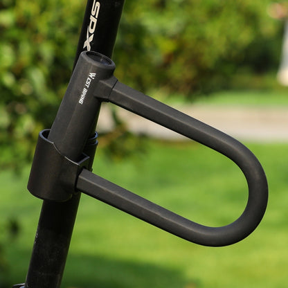 West Biking Bike Lock Motorcycle Wire Lock Anti-Hydraulic Pressure Cut Anti-Theft Lock, Specification: U-shaped Lock+Cable - Bicycle Locks & Bicycle Pumps by WEST BIKING | Online Shopping UK | buy2fix