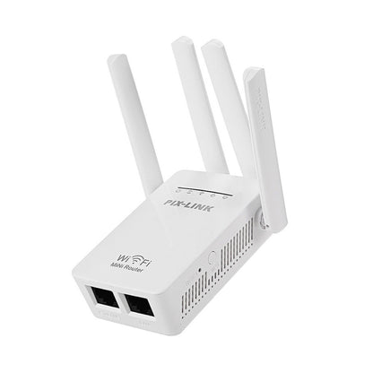 PIX-LINK LV-WR09 300Mbps WiFi Range Extender Repeater Mini Router(AU Plug) - Wireless Routers by buy2fix | Online Shopping UK | buy2fix