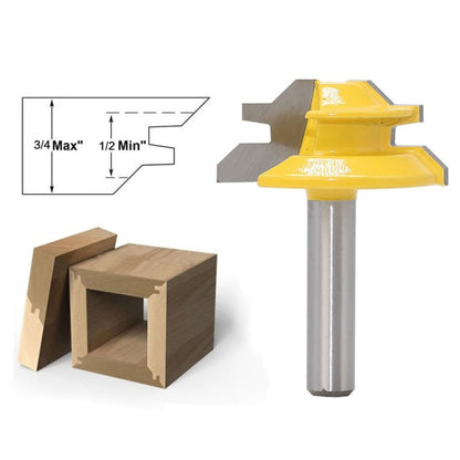 8 Handles 45 Degree Tenon And Tenon Woodworking Milling Cutter - Others by buy2fix | Online Shopping UK | buy2fix