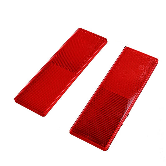 50 PCS Car Body Reflective Stickers Plastic Reflective Strip Reflector Truck Reflective Tablet Nonporous(Red) - Reflective Material by buy2fix | Online Shopping UK | buy2fix