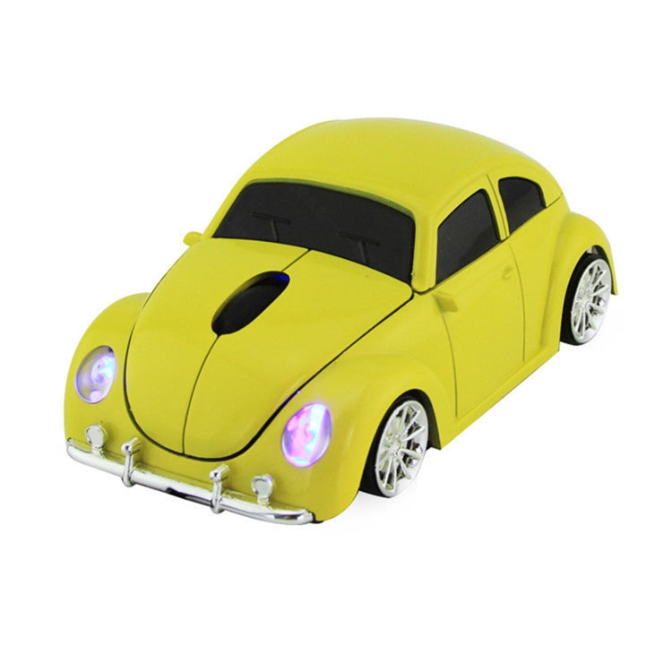 CM0010B 1200 DPI 3-keys Car Shape Wireless Mouse(Yellow) - Computer & Networking by buy2fix | Online Shopping UK | buy2fix