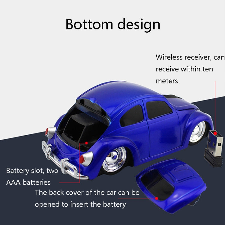 CM0010B 1200 DPI 3-keys Car Shape Wireless Mouse(Black) - Computer & Networking by buy2fix | Online Shopping UK | buy2fix