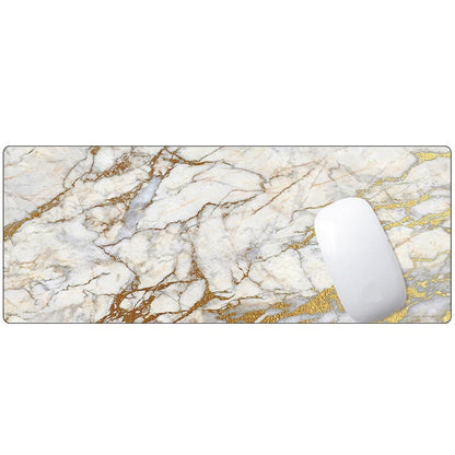 300x700x3mm Marbling Wear-Resistant Rubber Mouse Pad(Yellow Marble) - Mouse Pads by buy2fix | Online Shopping UK | buy2fix