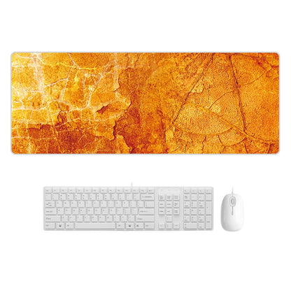 300x800x2mm Marbling Wear-Resistant Rubber Mouse Pad(Yellow Marble) - Mouse Pads by buy2fix | Online Shopping UK | buy2fix