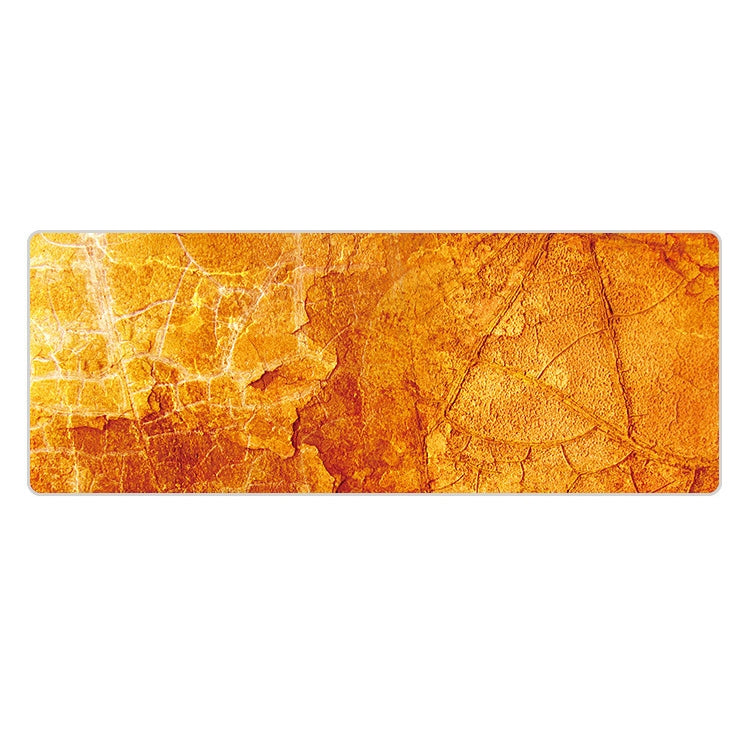 300x800x4mm Marbling Wear-Resistant Rubber Mouse Pad(Yellow Marble) - Mouse Pads by buy2fix | Online Shopping UK | buy2fix