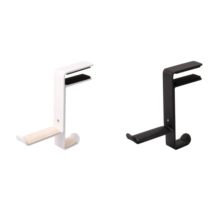 JD039 Metal Clip Earphone Holder Desktop Headset Hook(White) - Headset Stand by buy2fix | Online Shopping UK | buy2fix