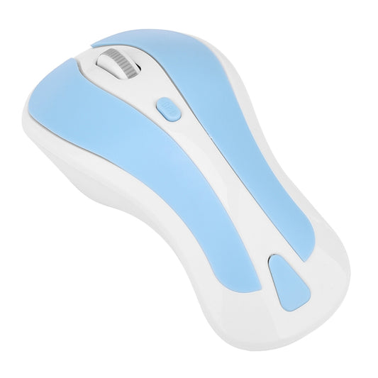 PR-01 1600 DPI 7 Keys Flying Squirrel Wireless Mouse 2.4G Gyroscope Game Mouse(White Blue) - Wireless Mice by buy2fix | Online Shopping UK | buy2fix