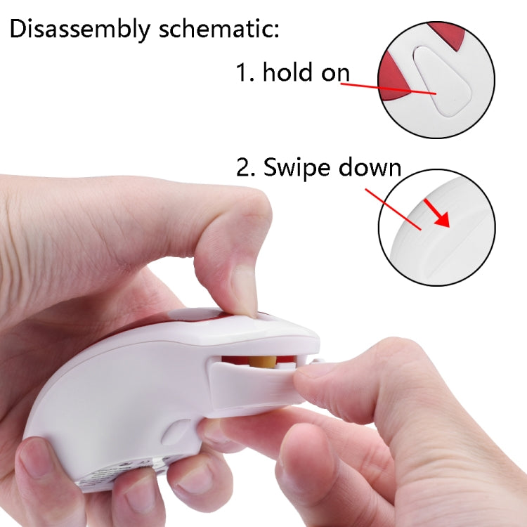 PR-01 1600 DPI 7 Keys Flying Squirrel Wireless Mouse 2.4G Gyroscope Game Mouse(White Red) - Wireless Mice by buy2fix | Online Shopping UK | buy2fix