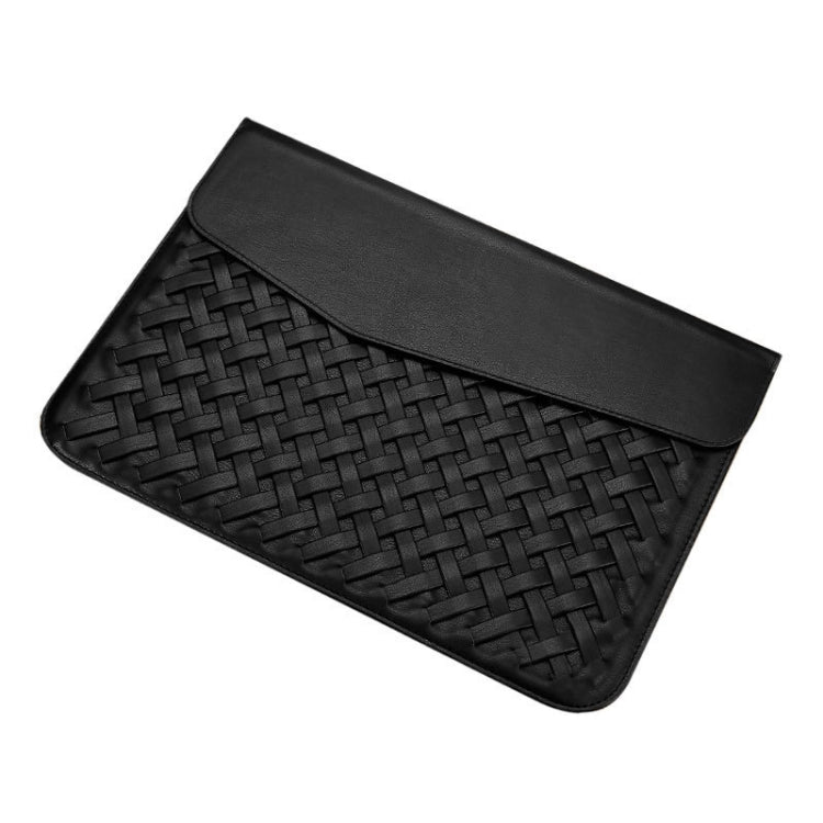 Hand-Woven Computer Bag Notebook Liner Bag, Applicable Model: 13 inch (A1466 / A1369 / A1502 / A1425 / A1466 / A1369 / A1502)(Black) - 13.3 inch by buy2fix | Online Shopping UK | buy2fix