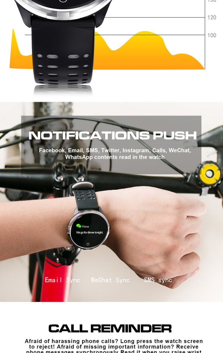 Q88 Smart Watch IP68 Waterproof Men Sports Smartwatch Android Bluetooth Watch Support Heart Rate / Call Reminder / Pedometer / Sleep Monitoring / Tracker(Black Grey) - Smart Wear by buy2fix | Online Shopping UK | buy2fix