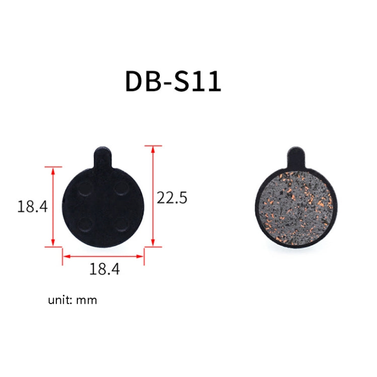 3 Pairs Mountain Bike Semi-Metallic Brake Pads M355 Oil Disc BB5 Resin Disc Brakes, Bagged(DB-S11) - Outdoor & Sports by buy2fix | Online Shopping UK | buy2fix