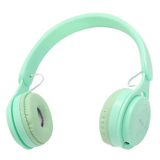 M6 Wireless Bluetooth Headset Folding Gaming Stereo Headset With Mic(Green) - Apple Accessories by buy2fix | Online Shopping UK | buy2fix