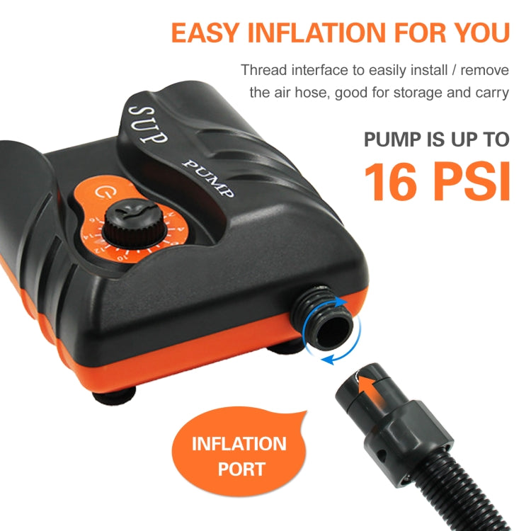 HT-785 SUP Paddle Board 16PSI High Pressure Car Inflatable Pump 12V Electric Air Pump With 6 Connectors - In Car by buy2fix | Online Shopping UK | buy2fix