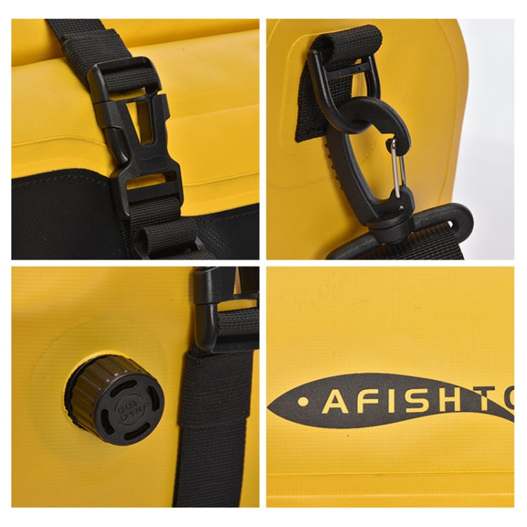 AFISHTOUR FM2031 40L Waterproof Travel Luggage Bag Large Capacity Motorcycle Rear Seat Bag(Black) - In Car by AFISHTOUR | Online Shopping UK | buy2fix