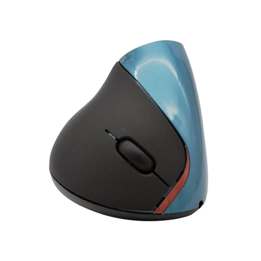 HH-111 5 Keys Wireless Vertical Charging Mouse Ergonomics Wrist Protective Mouse(Blue) - Wireless Mice by buy2fix | Online Shopping UK | buy2fix