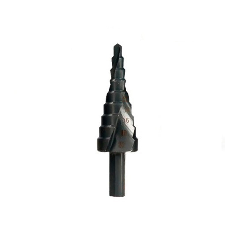 4-20mm Triangular Shank Spiral Flute Step Drill Bit - Drill & Drill Bits by buy2fix | Online Shopping UK | buy2fix