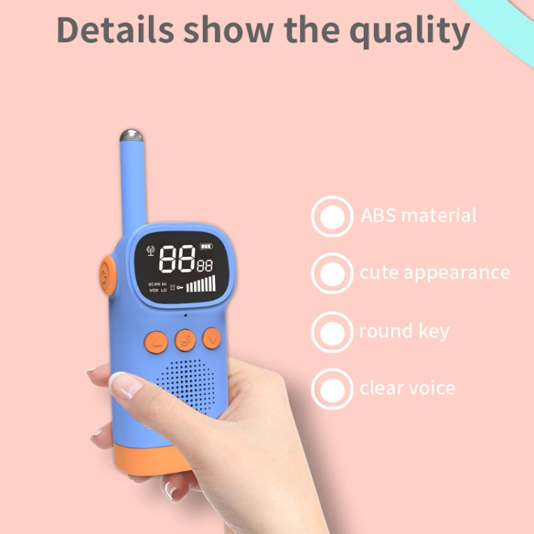 D20 Walkie-Talkie Children Toy Mini Wireless Call Interactive Toy, Colour: Blue + Blue - Consumer Electronics by buy2fix | Online Shopping UK | buy2fix