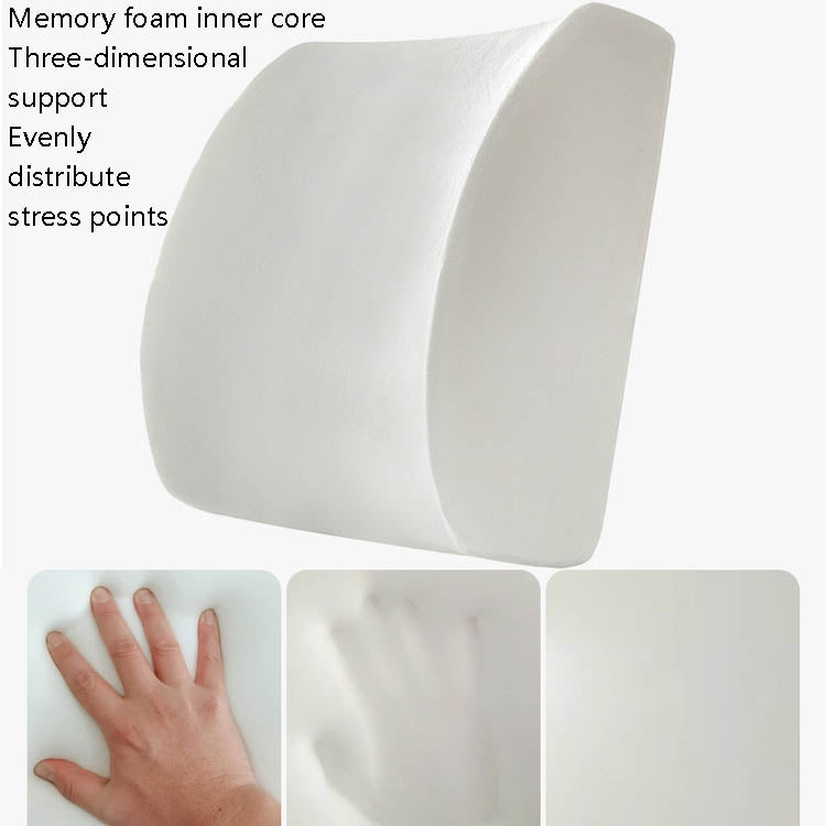 Office Waist Cushion Car Pillow With Pillow Core, Style: Memory Foam(Mesh Black) - Home & Garden by buy2fix | Online Shopping UK | buy2fix
