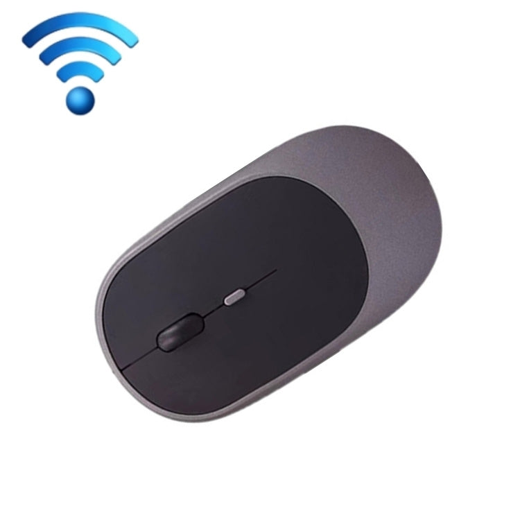 M030 4 Keys 1600DPI Laptop Office Mute Mouse, Style: Wireless (Gray) - Wireless Mice by buy2fix | Online Shopping UK | buy2fix