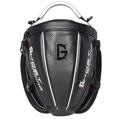 GHOST RACING GR-CWB04 Motorcycle Riding Bag Locomotive Back Bag(Black) - In Car by GHOST RACING | Online Shopping UK | buy2fix