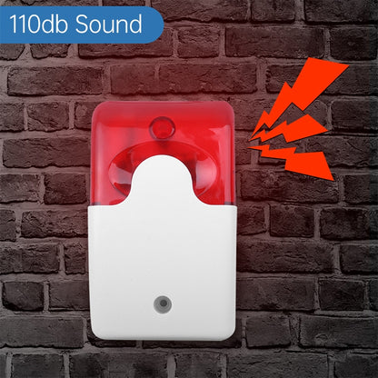 LY-103 Sound And Light Alarm Emergency Call For Help Connection Type Alarm, Specification: 24V (Red) - Security by buy2fix | Online Shopping UK | buy2fix