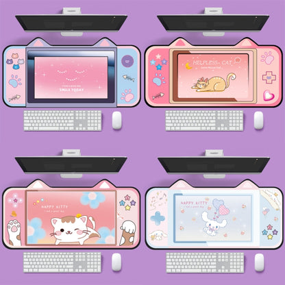 400 x 800 x 2mm Cute Cat Ear Computer Keyboard Desk Pad Mouse Pad(1) - Mouse Pads by buy2fix | Online Shopping UK | buy2fix