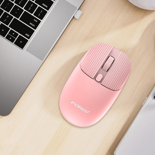 FOREV FV-198 4 Keys 1600 DPI Bluetooth 5.0 Mouse(Pink) - Wireless Mice by FOREV | Online Shopping UK | buy2fix