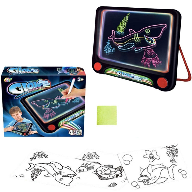 Multifunctional Luminous 3D Children Drawing Board, Without Watercolor Pen, Style: Luminous Ocean - Drawing Toys by buy2fix | Online Shopping UK | buy2fix