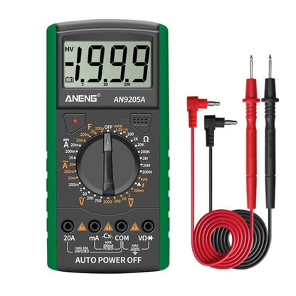 ANENG Automatic High-Precision Intelligent Digital Multimeter, Specification: AN9205A(Green) - Consumer Electronics by ANENG | Online Shopping UK | buy2fix