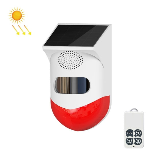 Outdoor Waterproof Solar Infrared Alarm, Spec: Remote Control - Security by buy2fix | Online Shopping UK | buy2fix