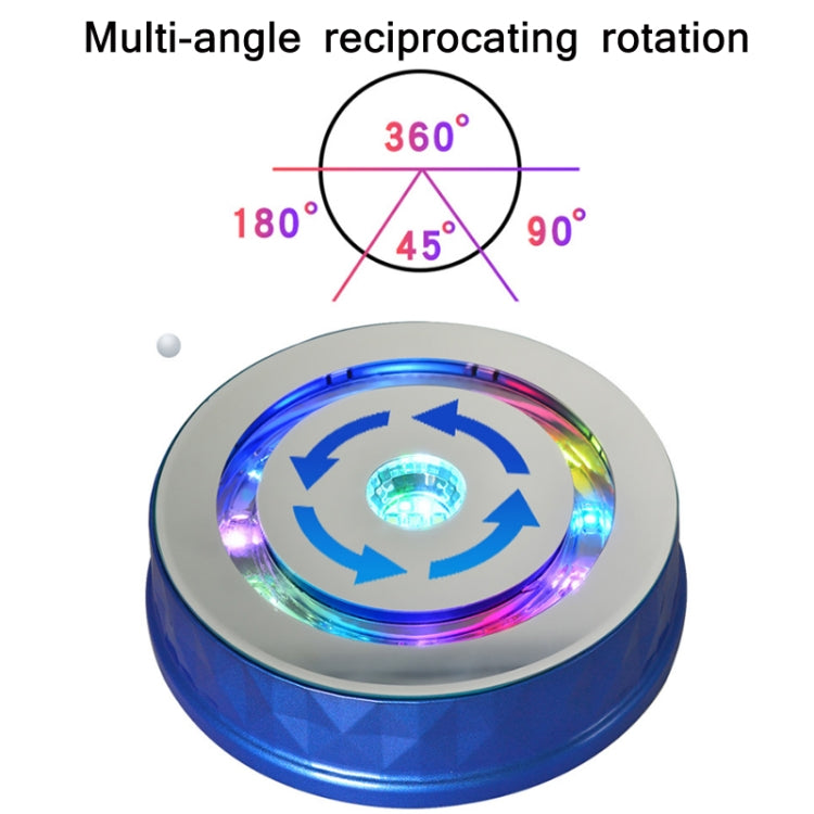 LED Light Electric Rotating Turntable Display Stand Video Shooting Props Turntable(White) - Camera Accessories by buy2fix | Online Shopping UK | buy2fix