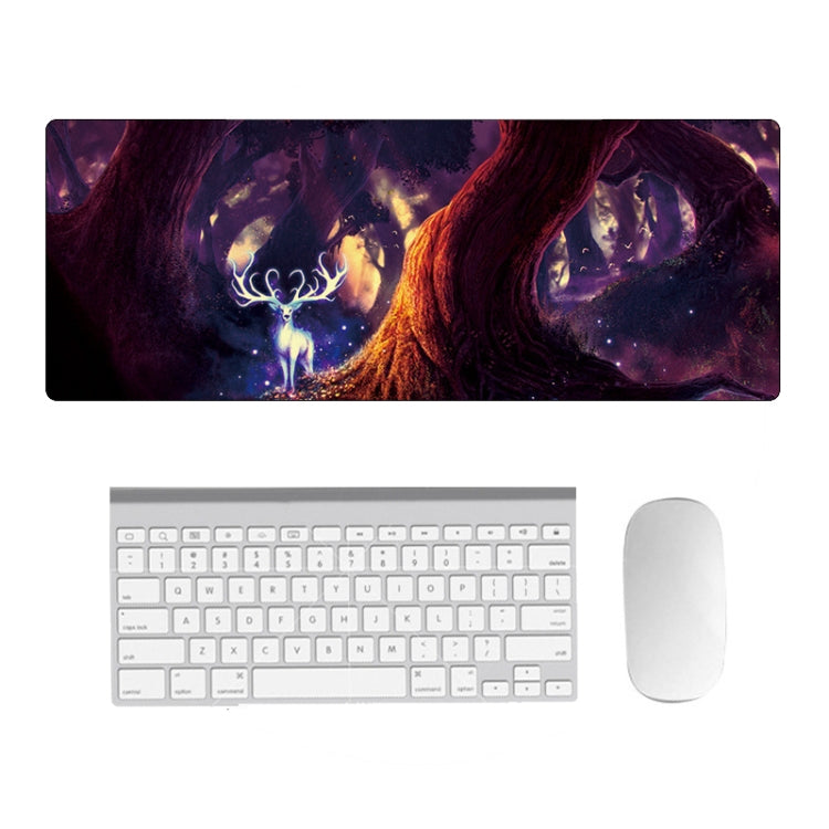 Hand-Painted Fantasy Pattern Mouse Pad, Size: 300 x 800 x 3mm Seaming(1 Dream) - Mouse Pads by buy2fix | Online Shopping UK | buy2fix