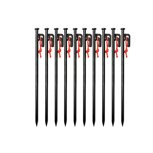 10 PCS 30cm Outdoor Camping Windproof Fixed Canopy Ground Nails - Tents & Accessories by buy2fix | Online Shopping UK | buy2fix